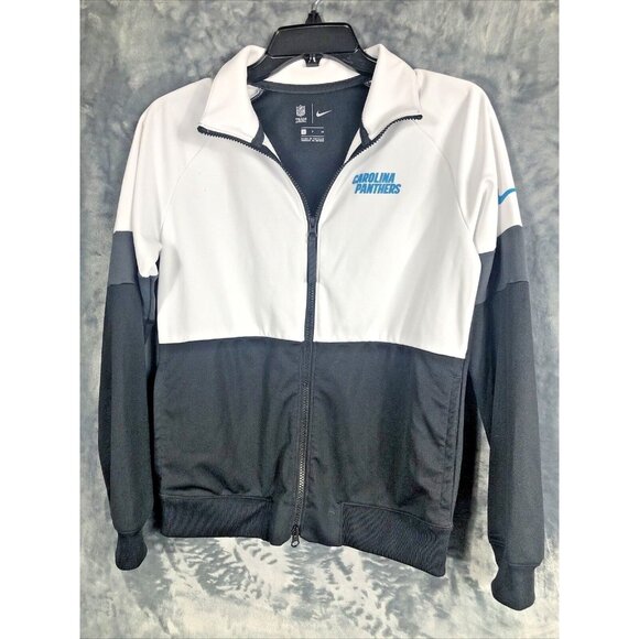 Men’s Carolina Panthers Nfl Team Long Sleeve Shirt Small Black And White - Picture 1 of 13